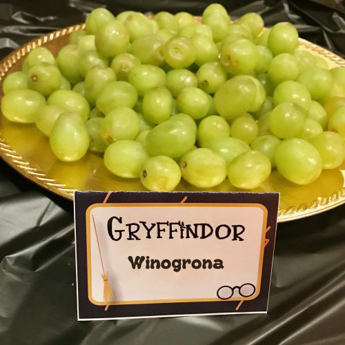 Czarodziejskie dekoracje i jedzenie