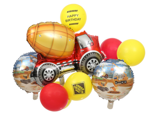 Készlet építőipari lufik - 10 db.