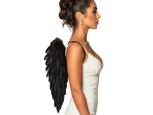 Fekete angyalszárnyak - 50 x 50 cm - 1 db.