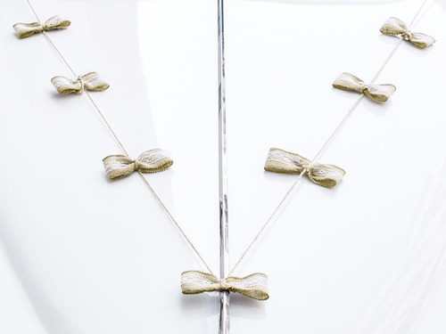 Autódíszek készlete Íjak - 5 elem.