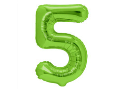 Fólia lufi zöld, 5-es szám - 100 cm - 1 db.