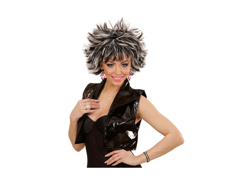 Fekete bőr karkötő szegecsekkel