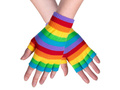 Szivárványos kesztyű - 1 pár