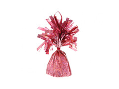 Fóliasúlyok héliummal töltött léggömbökhöz - holografikus rózsaszín-arany - 145 g