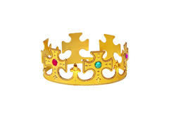 A király arany koronája ékszerekkel