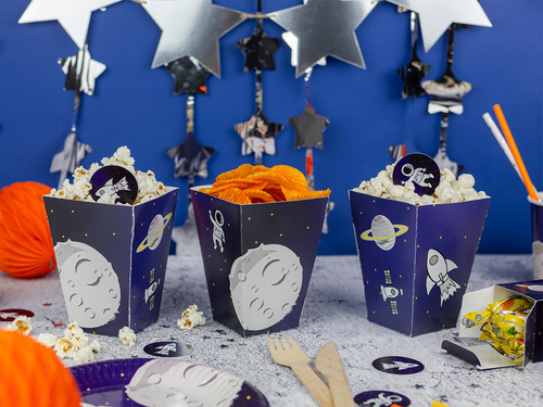 Kozmosz popcorn dobozok - 6 db.