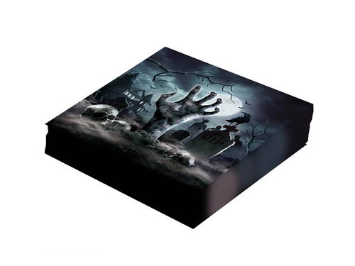 Zombi Halloween szalvéták - 33 cm - 12 db.