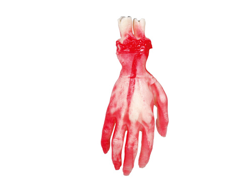 Levágott véres kéz - 25 cm - 1 db.
