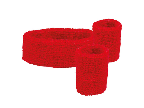 Disco 80-as évek piros karszalagok - 3 db.