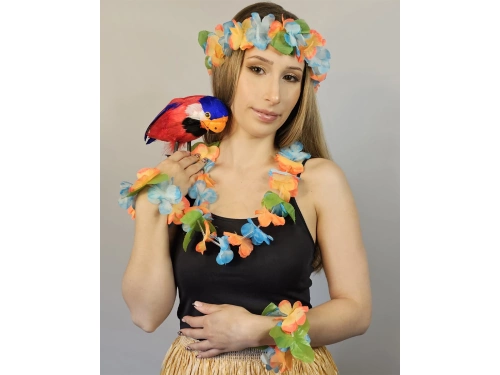 Hawaii szett narancs és kék - 4 elem