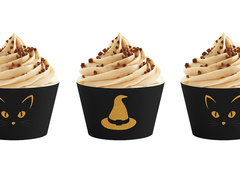 Cupcake liners A boszorkány és a macska - 6 db.