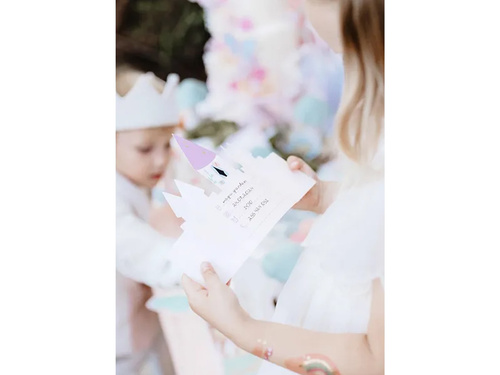 Születésnapi meghívók borítékkal Castle - 6 db.