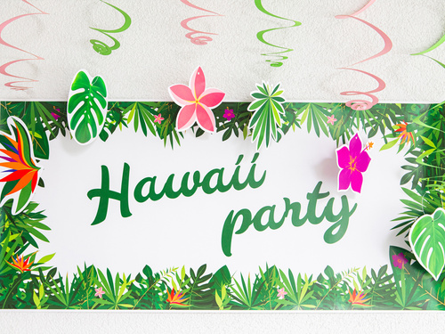 Hawaii Party plakát - 70x33 cm