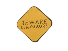 Figyelem Dinoszaurusz szalvéták - 33 cm - 16 db.