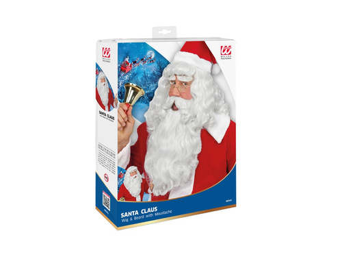 Deluxe Mikulás paróka szakállal és bajusszal