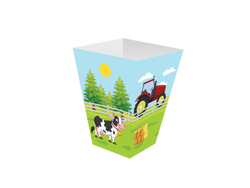 Farm popcorn dobozok - 6 db.