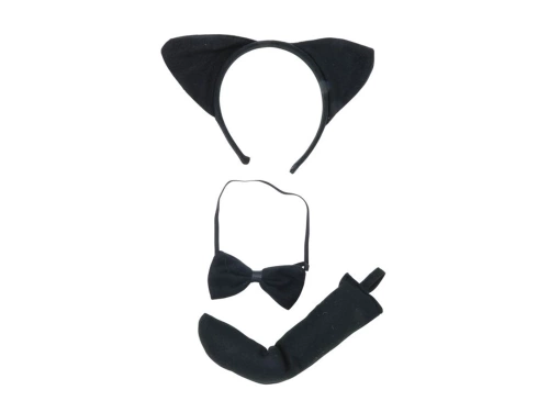 Fekete cica szett - 1 kpl.