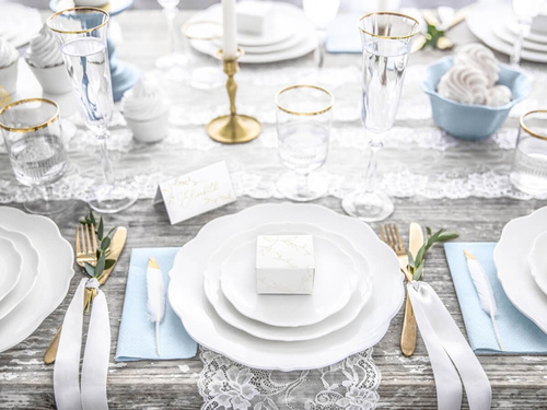 Vendégdobozok arany ágakkal - 10 db.