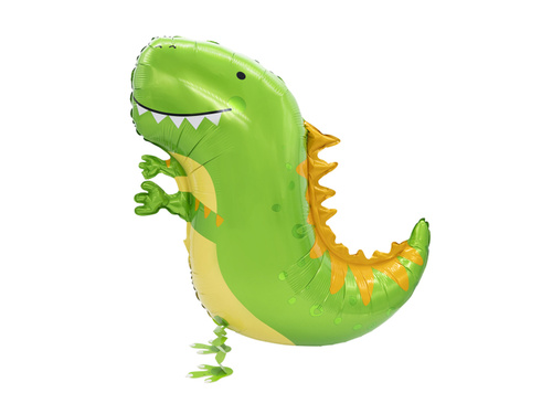 Dinoszaurusz sétáló fólialufi - 65 x 75 cm - 1 db.