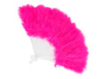 Rózsaszín tollas legyező - 1 db.
