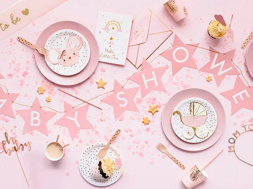 Rózsaszín trolley szalvéta - 14 x 15 cm - 20 db.