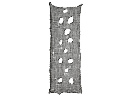 Fekete Halloween asztalterítő - 60 x 300 cm - 1 db.