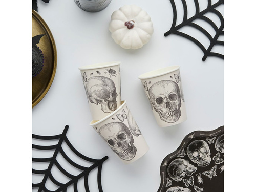 Koponyás papírpoharak - 250 ml - 8 db.