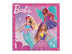 Barbie születésnapi szalvéta - 33 cm - 20 db.