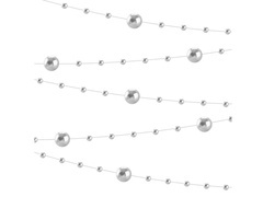 Ezüst gyöngyfüzér - 650 cm - 1 db.