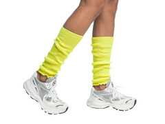 Neonsárga lábmelegítő