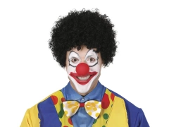 Afro fekete paróka - 1 db.