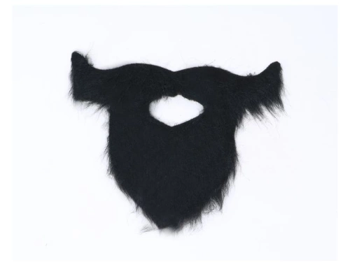 Fekete bajusz és szakáll - 1 db.