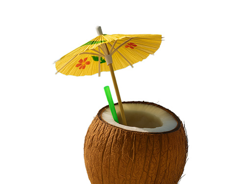 Papír esernyők italokhoz - 10 cm - 50 db.