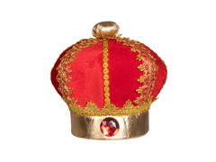 Királyi piros sapka gyermeknek - 1 db.