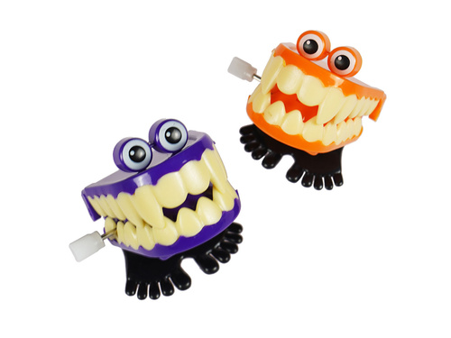 Halloween csavaros állkapocs - 1 db.