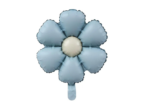 Fólia lufi Kék virágok - 50 cm - 3 db.