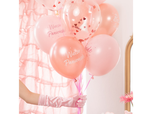 Lánybúcsú lufi készlet - 30 cm - 6 db.