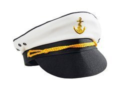Hajóskapitányi sapka S méret - 1 db.