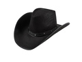 Fekete cowboy kalap - 1 db.