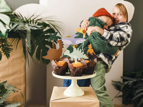 Dinoszauruszok tortabevonó - 6 db.