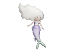 Hableány fólialufi - 72x52 cm - 1 db.