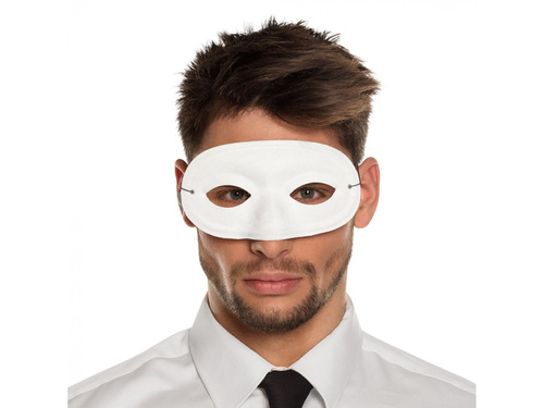 Fehér farsangi maszk - 1 db.