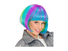 Csíkos Starlet paróka