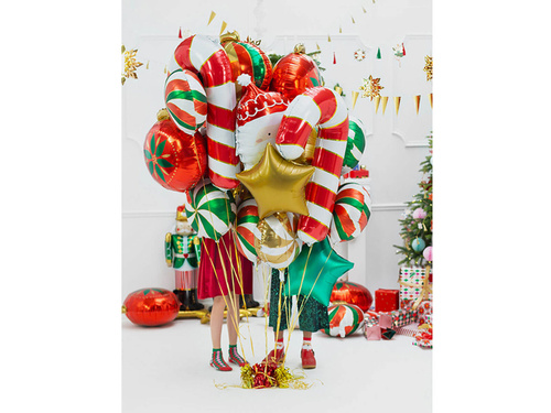 Candy zöld fólialufi - 35 cm - 1 db.