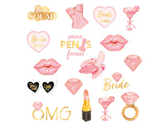 Mosható tetoválások Női estélyi - 19 db.