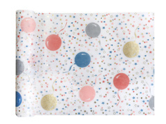 Születésnapi futó lufi - 27 cm x 3 m - 1 db.