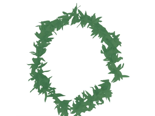 Hawaii zöld kender nyaklánc - 1 db.