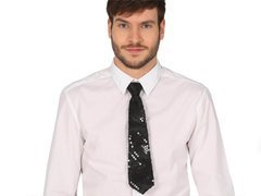 Nyakkendő flitterekkel fekete - 1 db.