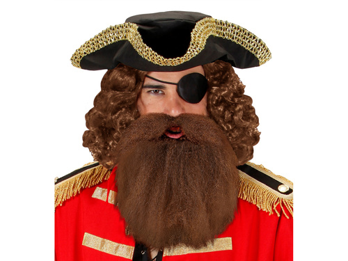 Szakáll bajusszal barna - 1 db.