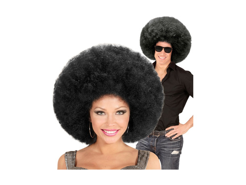 Fekete nagyméretű minőségi afro paróka
